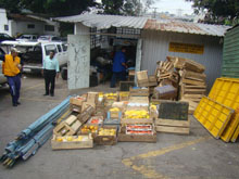 Foram recolhidas cerca de 700 kg de legumes e hortaliças de feira 